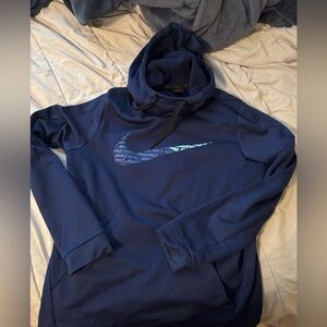 navy blue nike mens hoodie